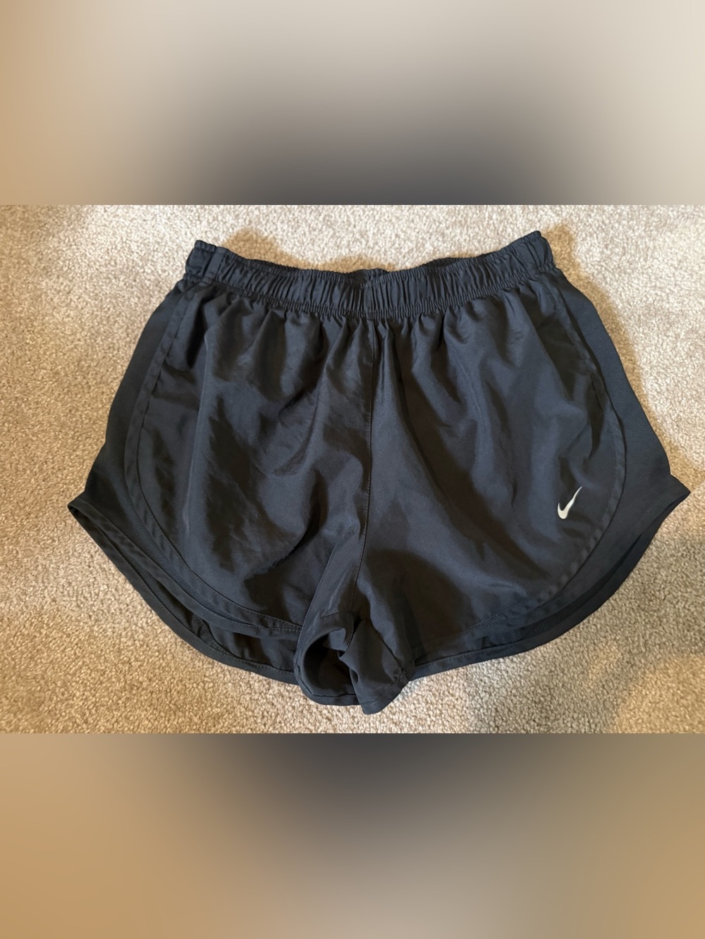 Nike Women's Black Running Shorts with Swoosh